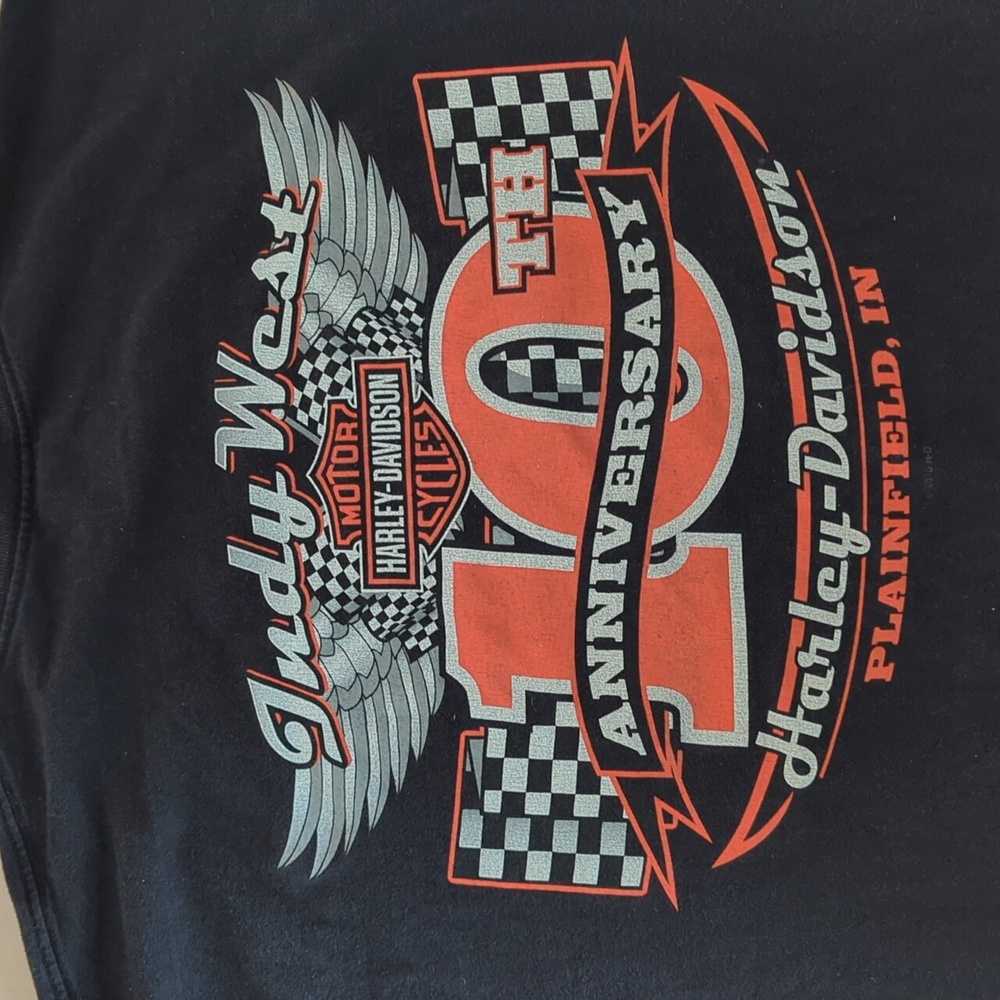 Harley Davidson Indy West 10th Anniversary Group Therapy Shirt - Picture 3 of 6